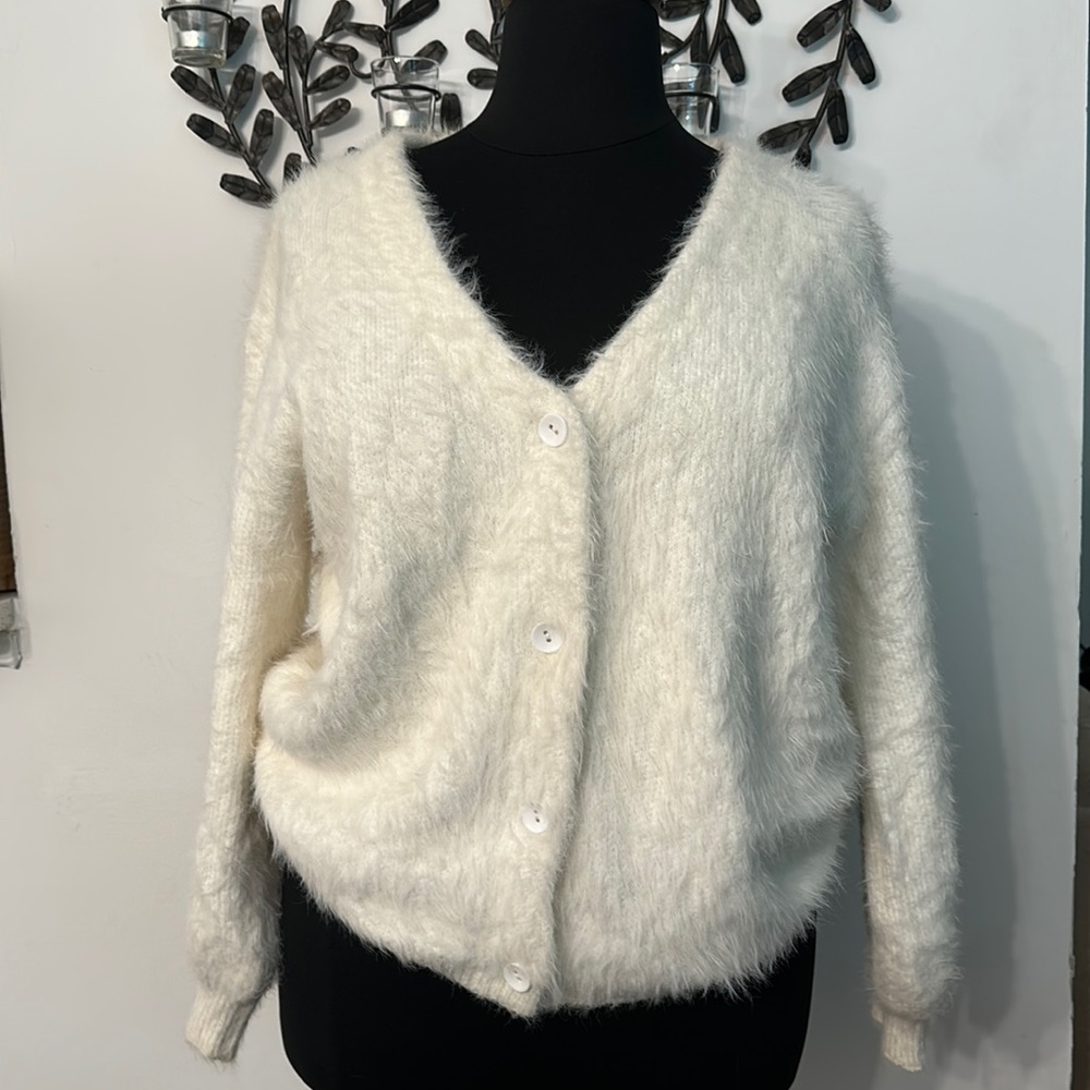 Fuzzy Cardigan